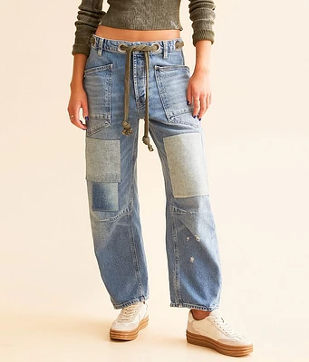 Free People Moxie Low Slung Pull On Jean