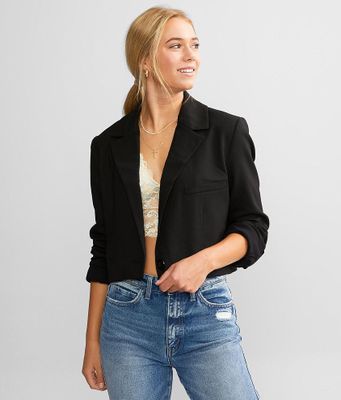 Free People Block Party Cropped Blazer