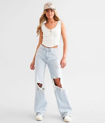 Tinsley Baggy High Rise Straight Jean