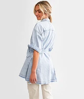 Jenny Denim Tunic Top