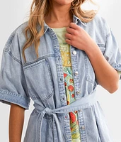 Jenny Denim Tunic Top