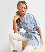 Jenny Denim Tunic Top