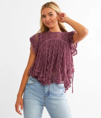 Free People Lucea Lace Top