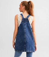 Smock Denim Overall Top