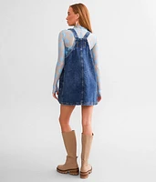 Smock Denim Overall Top