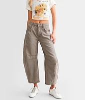 Free People We The Good Luck Mid-Rise Barrel Jean