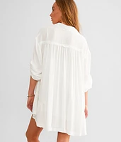 Moonstruck Mini Shirt Dress