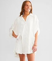 Moonstruck Mini Shirt Dress