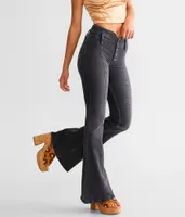 Free People After Dark Mid-Rise Flare Stretch Jean