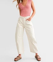 We The Free Good Luck Mid-Rise Barrel Jean