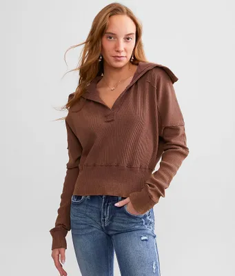 Free People Not So Ordinary Washed Pullover