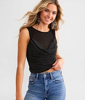 Mirrorball Cropped Tank Top