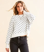 Free People Pattern Easy Street Cropped Sweater