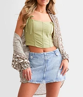 We The Free Runaway Denim Mini Skirt