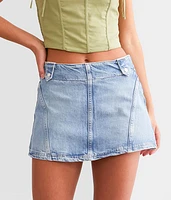 We The Free Runaway Denim Mini Skirt