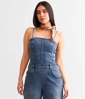 We The People Je Suis Pret Denim Barrel Jumpsuit