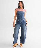 We The People Je Suis Pret Denim Barrel Jumpsuit