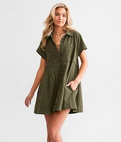 Ronnie Poplin Mini Dress
