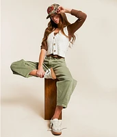 Ava Cropped Sweater Vest