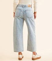 Deep Trance Dropped Boyfriend Cropped Jean