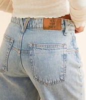 Deep Trance Dropped Boyfriend Cropped Jean