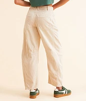 Good Luck Mid-Rise Corduroy Barrel Pant