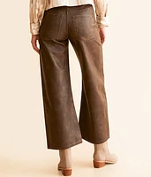 Misha Faux Leather Wide Barrel Pant
