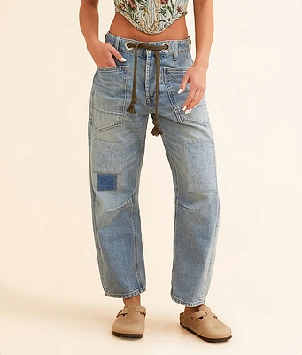 Free People Moxie Low Slung Pull On Jean