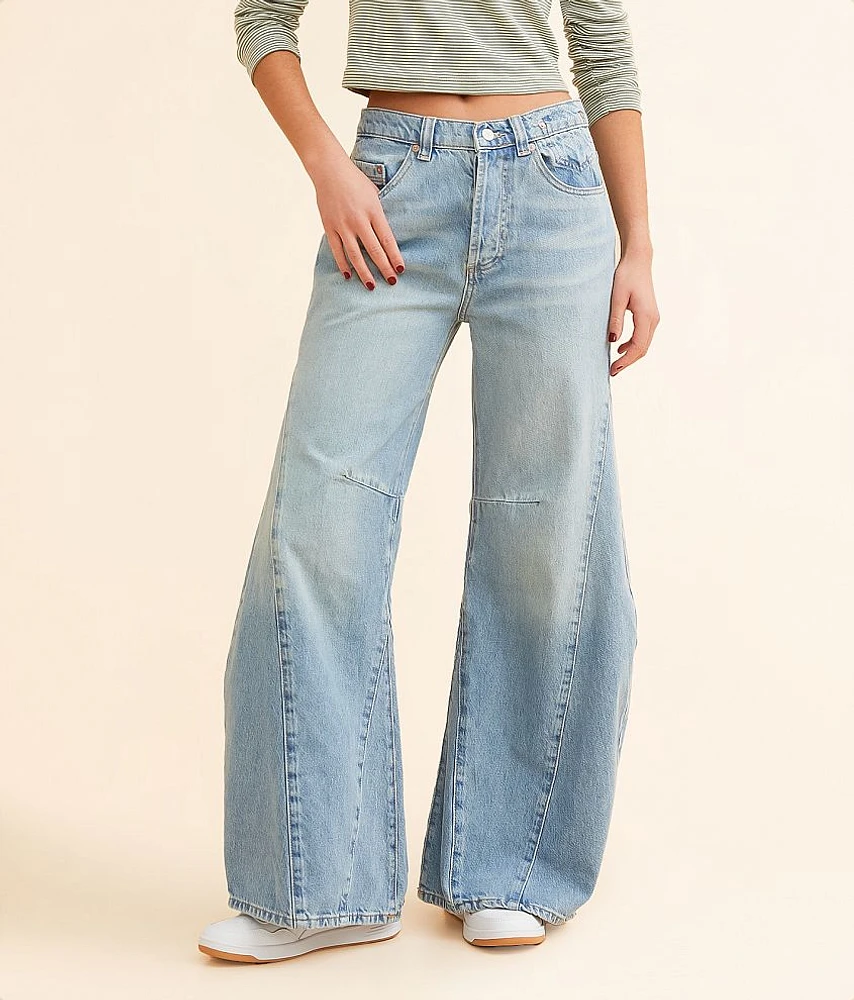 Free People Eden High Slouchy Wide Leg Jean