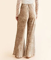 Star Sign Velvet Flare Pant