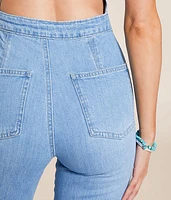 Stratus Wide Leg Denim Jumpsuit