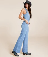 Stratus Wide Leg Denim Jumpsuit