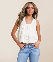 Marina Eyelet Tank Top