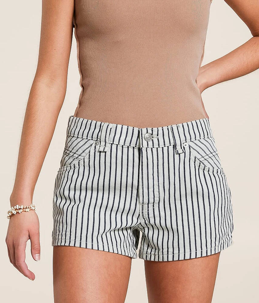 Now Or Never Striped Railroad Short
