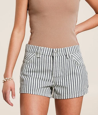 Now Or Never Striped Railroad Short