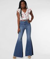 Free People Just Float On Flare Stretch Jean