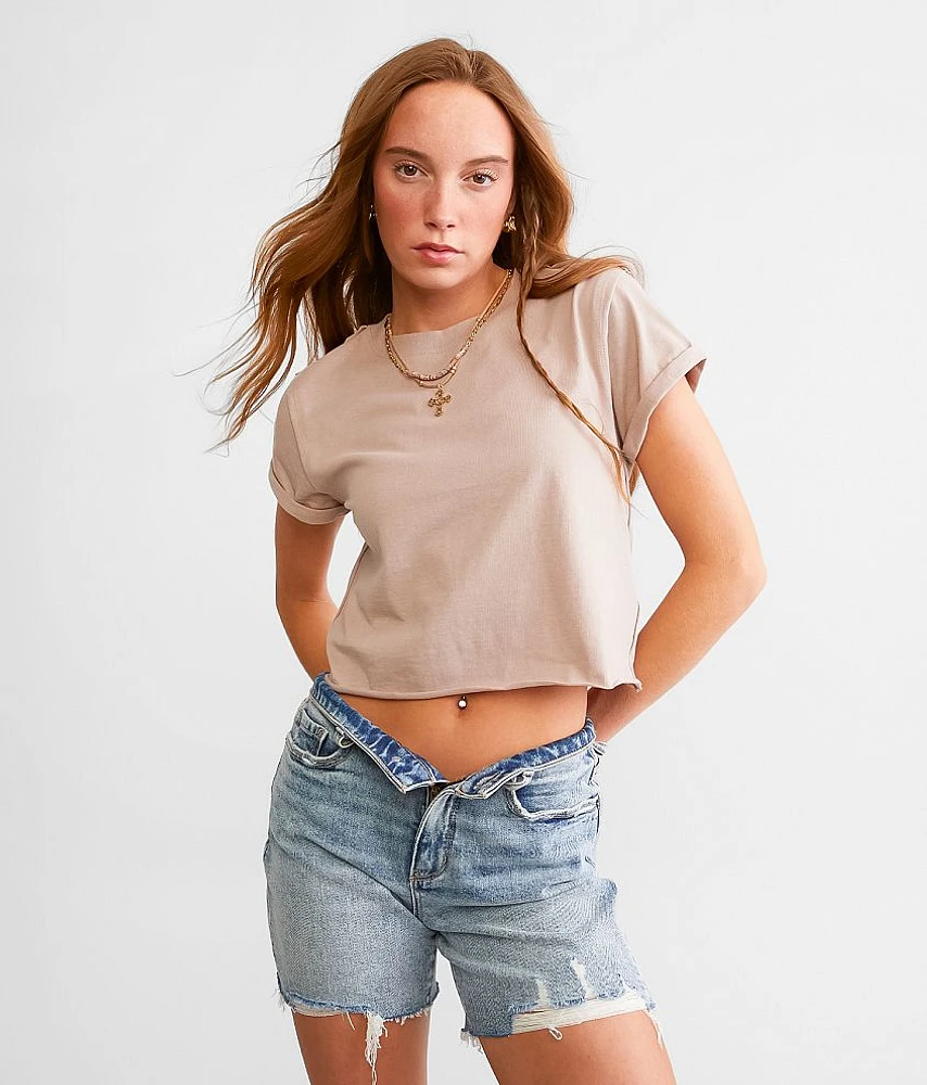 Free People The Perfect Cropped T-Shirt