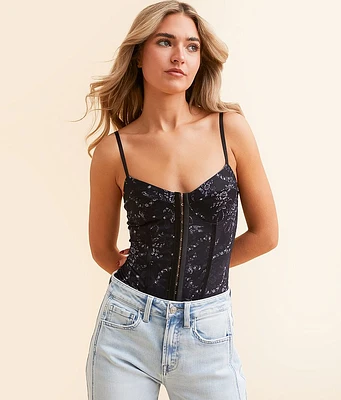 Free People Night Rhythm Bodysuit