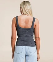 Clean Lines Henley Tank Top