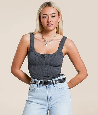 Clean Lines Henley Tank Top