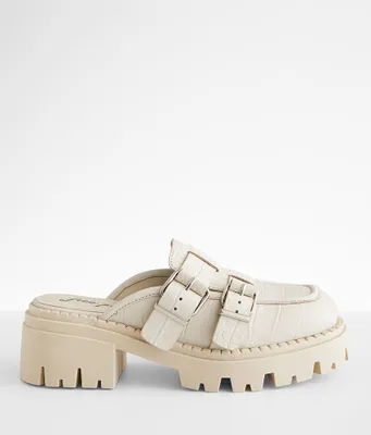 Free People Lyra Leather Mule Loafer Shoe