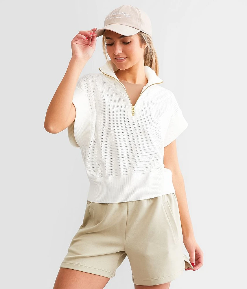 Fulton Half Zip Cropped Pullover