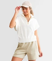 Fulton Half Zip Cropped Pullover