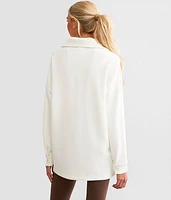 Meredith Longline Henley Pullover