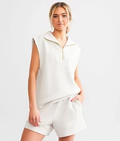 Varley Magnolia Half Zip Tank Top