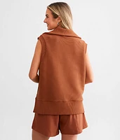 Bonnie Half Zip Tank Top