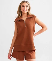 Bonnie Half Zip Tank Top