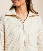 Tara Half Zip Sweater