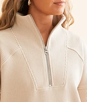Rhea Half Zip Pullover