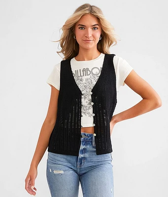Very J Knit Sweater Vest